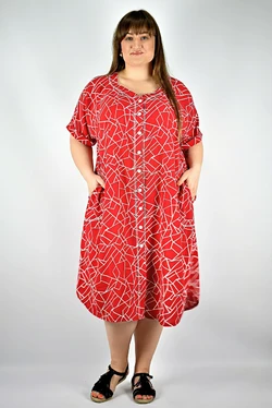 Платье-халат от 52 до 66 большие размеры