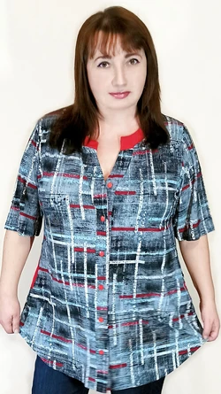 Туника-рубашка  женская от 52 до 72 большие размеры