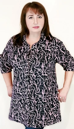 Рубашка женская большие размеры от 52 до 66